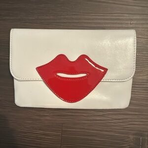 Smile with red lipstick Purse